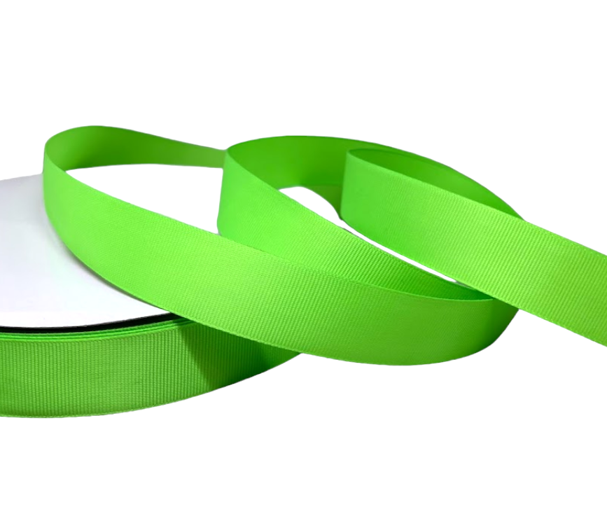 Репсова стрічка 2,5 см, колір-салатовий, арт 014681, 1 метр, Салатовий, фото 1