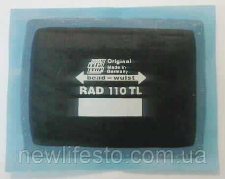 Радиальный пластырь RAD 110 (TL110) 1сл.корда (55х75 мм) TIP TOP Германия - фото 1 - id-p2153767374