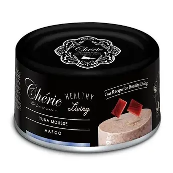 Вологий корм для кішок Chérie (Шері) Tuna Mousse, мус із тунцем, 80 г.