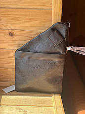 Чоловіча сумка для грошей і документів, Наплічна сумка Коричнева jasper collection 2010, фото 3