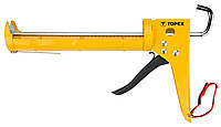 Topex Пістолет для герметика, 300мл, корпус сталь, робоча частина 235мм  Zruchno та Економно