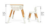 Дитячий столик та стілець Toyz Caretero Lara Wood, фото 10