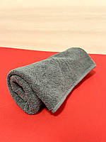 Коврик для ног в ванную "Серый графит" Махра плотная | 50х70 cм