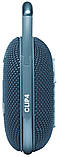 Портативна бездротова акустика — колонка JBL Clip 4 (JBLCLIP4BLU) синя, фото 4