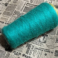 75 Кидмохер зеленый, пряжа нитки для вязания