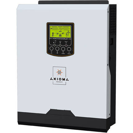Гібридний інвертор ДБЖ + МППТ на 3 кВт AXIOMA energy ISMPPT BF 3000 24В 3000Вт, фото 1