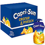 Блок соку Capri Sun Апельсин Персик, 15 x 330мл, фото 3
