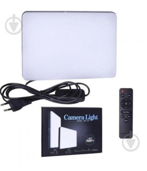Квадратная лампа для визажиста и лешмейкера MM-240 со штативом 2 м свет для фотостудии с пультом - фото 3 - id-p2153808809