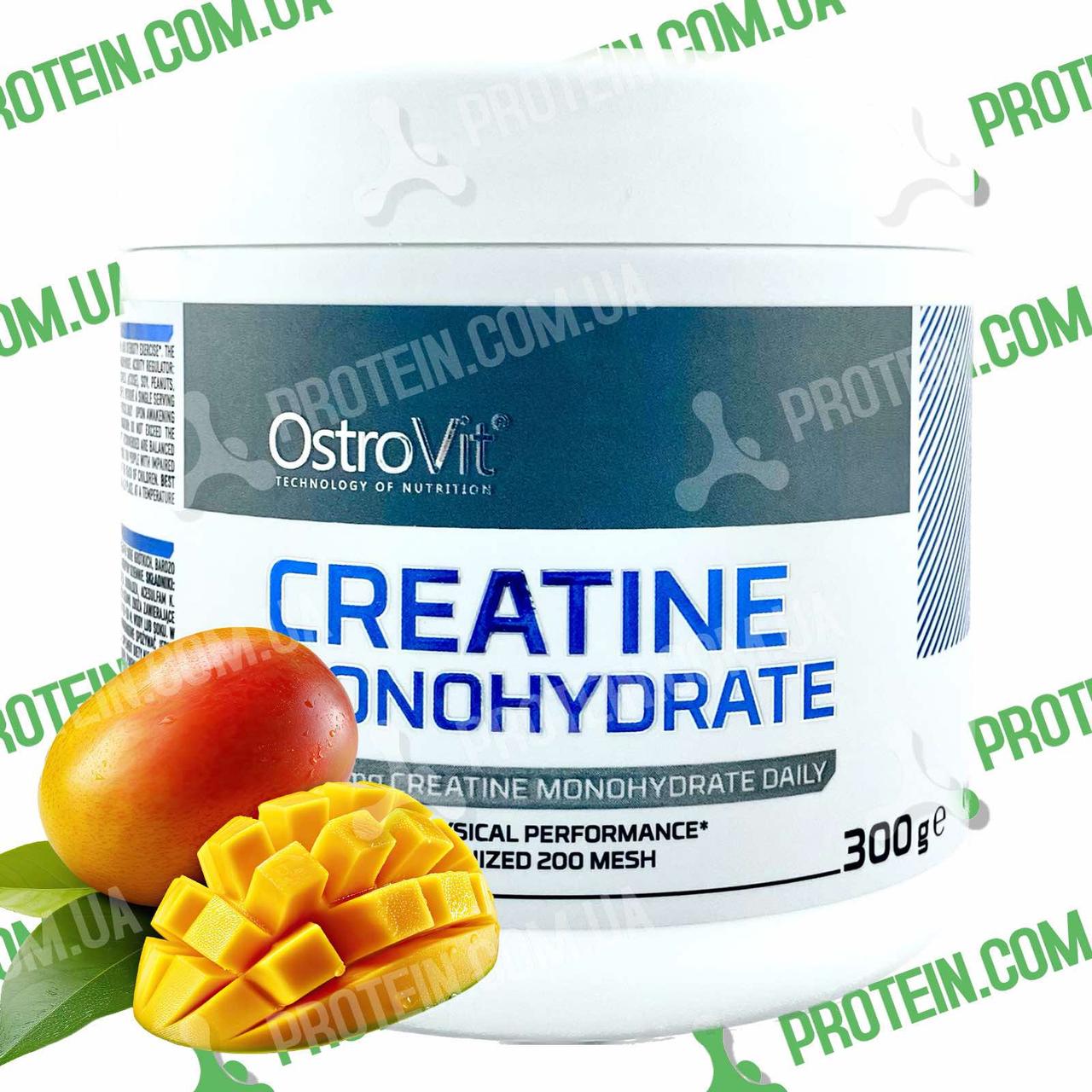 Моногідрат Креатину OstroVit Creatine 300 г Манго Mango