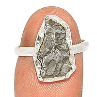 Метеорит Кампо-дель-Сьело серебряное кольцо, 2289КМ