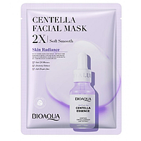 Тканинна маска для обличчя Bioaqua Centella 2X Facial Mask, з центелою