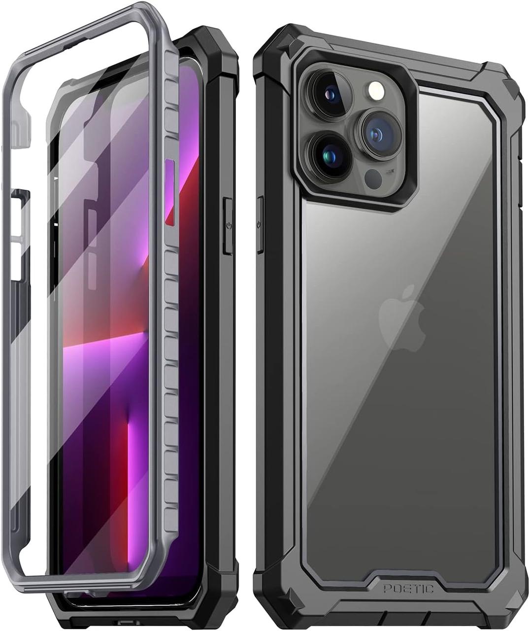 Захисний чохол 360° Poetic Guardian Black для iPhone 13 Pro Max