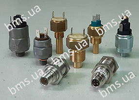 Датчики тиску, температури