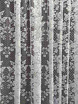 Тюль жакард заввишки 2,9 м. біла, фото 4