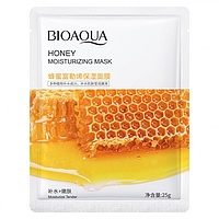 Тканинна маска для обличчя Bioaqua Honey Moisturizing Mask з екстрактом меду, 1шт