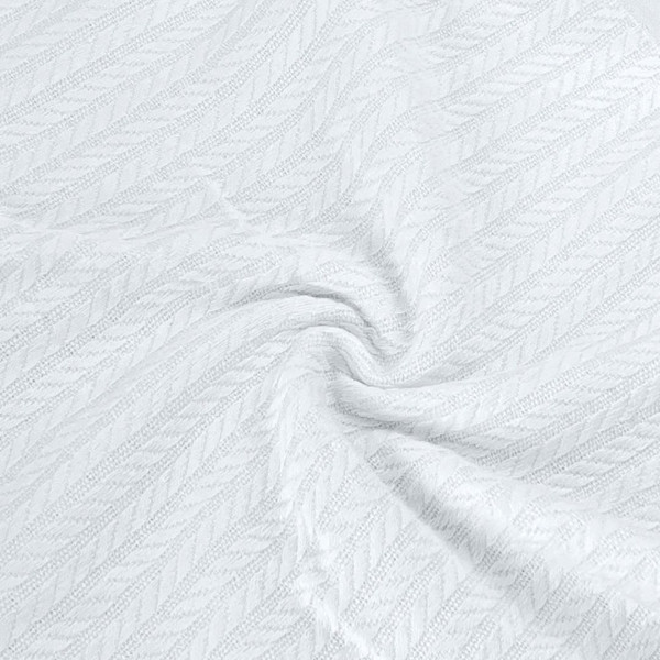 Тканина Полотно Піке Косичка 100% бавовна 240см білий, фото 1