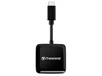 Transcend Кардридер USB 3.2 Gen 1 Type-C SD/microSD Black Zruchno и Экономно
