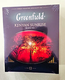 Чай Greenfield Kenyan Sunrise 100 пакетів чорний