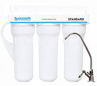 Ecosoft Фильтр Standard, тройной, полипропилен + 2 угольных картриджа Zruchno и Экономно