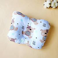 Ортопедическая подушка для новорожденных Мишки