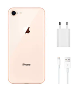 Смартфон эпл с большим дисплеем на 1 сим карту iPhone 8 (64gb) Gold НОВЫЙ НА ПОДАРОК