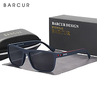 Брендовые солнцезащитные очки Wayfarer BC2139 Blue Gray BARCUR DESIGN
