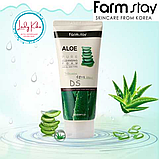 Пінка для вмивання з екстрактом алое  FarmStay Pure Cleansing Foam Aloe, 180ml, фото 6