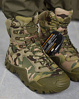 Армейская демисезонные ботинки мультикам, берцы военные тактические мембрана, ботинки зсу весна