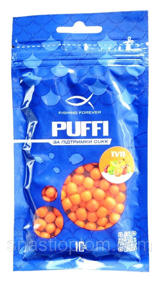 Повітряне тісто наживка, Puffi, Fishing Forever, Міні, 10г, смак Тутті-Фрутті