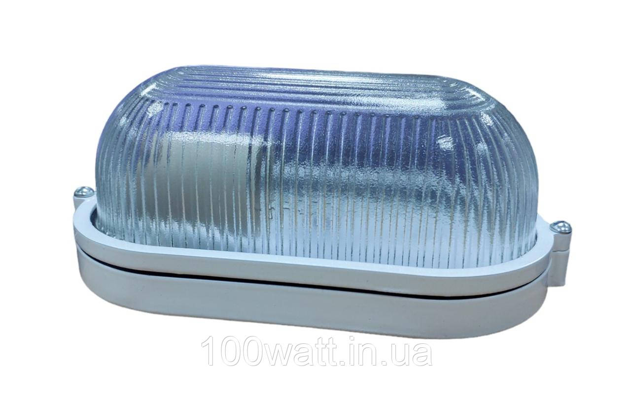 Світильник НПП 60-001 60вт IP54 Овал E27 білий 9839