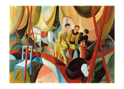 Листівка August Macke - Circus, 1913, фото 1