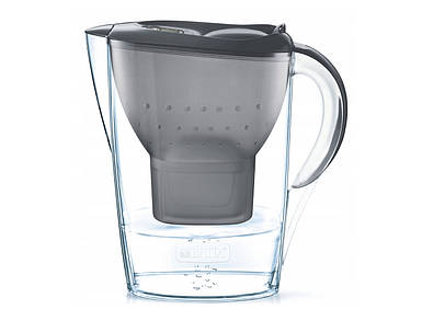 Brita Фільтр-глечик Marella Memo MX 2.4 л (1.4 л очищеної води), графіт  Zruchno та Економно