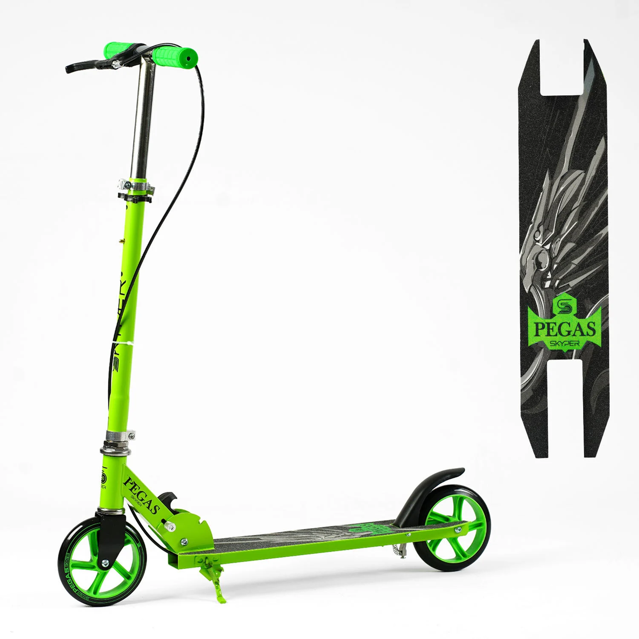 Cамокат двоколісний Best Scooter Pegas, green 05520