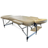 Алюминиевый складной массажный стол (2 секции) SMT-AT025