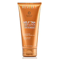 Лосьйон для автозасмаги тіла від легкого до середнього, Body Lotion Self Tan Revuele, 200 ml