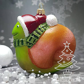 Скляна ялинкова іграшка равлик Impuls.  величезний асортимент іграшок як Irena, Komozja, фото 3