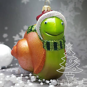 Скляна ялинкова іграшка равлик Impuls.  величезний асортимент іграшок як Irena, Komozja, фото 2