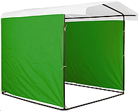 Торговая палатка 2.5x2м Зелёная с белым