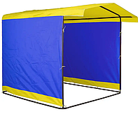 Торговая палатка 2.5x2м Синяя с желтым