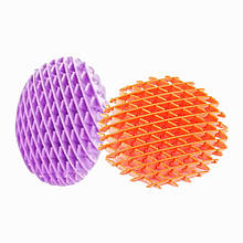 Іграшка-антистрес 2 шт shape хробак розтягуючий Morf Worm Фіолетовий і Помаранчевий