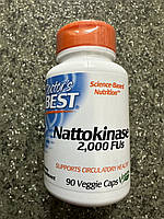 Наттокиназа Doctors Best Nattokinase 2000 fus, 100mg 90 caps