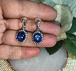 Элегантные серьги с кианитами от студии LadyStyle.Biz, фото 2