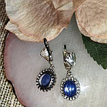 Элегантные серьги с кианитами от студии LadyStyle.Biz, фото 4