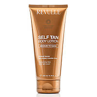 Лосьйон для автозасмаги тіла від середнього до темного, Body Lotion Self Tan, Revuele, 200 ml