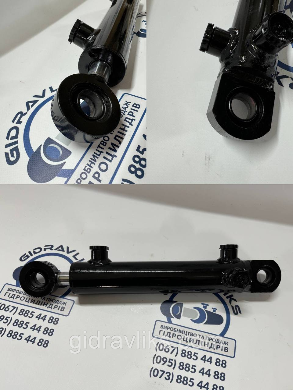 Гідроциліндр кермовий МТЗ Ц50.25.200.405 під'єднання універсальне виробництво Україна, фото 1