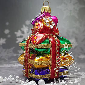 Скляна ялинкова іграшка новорічні подушки  величезний асортимент іграшок як Irena, Komozja