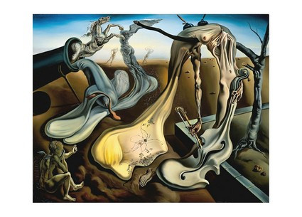 Листівка Salvador Dali - Daddy Longlegs of the Evening-Hope! 1940, фото 1