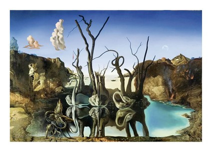 Листівка Salvador Dali - Swans Reflecting Elefants, 1937