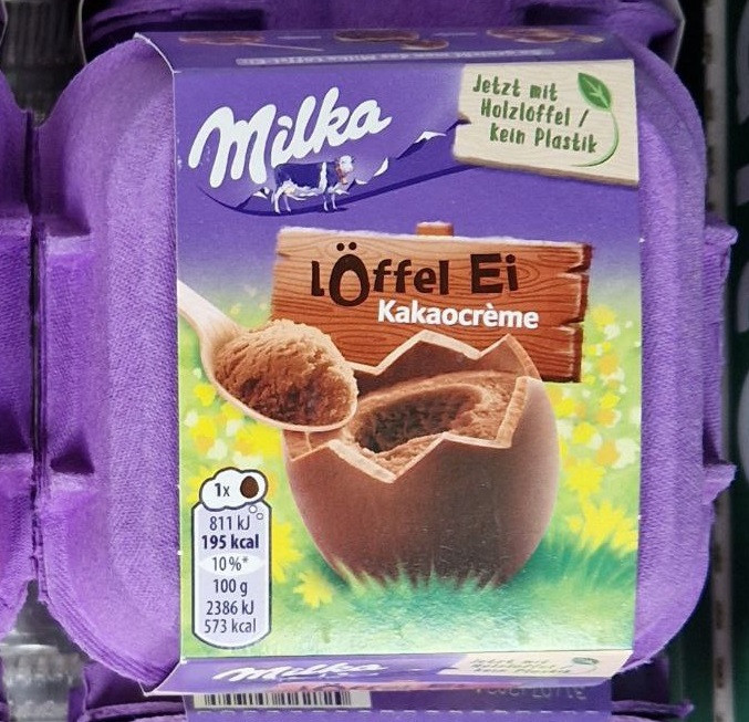 Шоколадні яйця з начинкою Milka Kakaocreme 136 г.