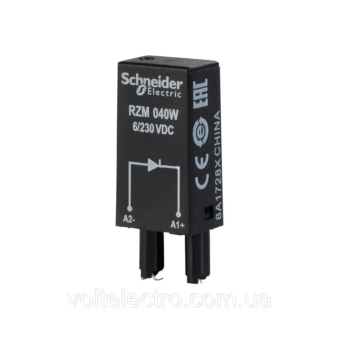 Модуль захисту Diode — 6...230 VDC — for RSZ sockets, фото 1